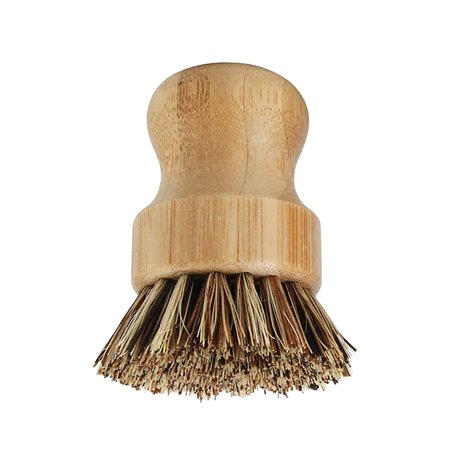 

Umitay Dish Brush Scrub Brush Natural Sisal And Bristles Dish For Cleaning Dishes Iron Pots Pans Vegetables And Sink 2pc