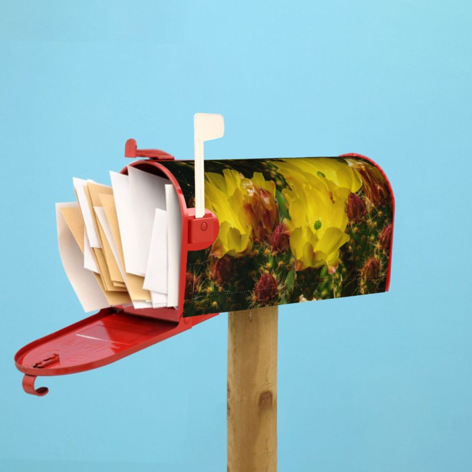 Kdxio Magnetic Mailbox Cover 21x18 in Mailbox Cover Outdoor Decoration Holiday Mailbox Covers for Home Garden Yard-21x18 in