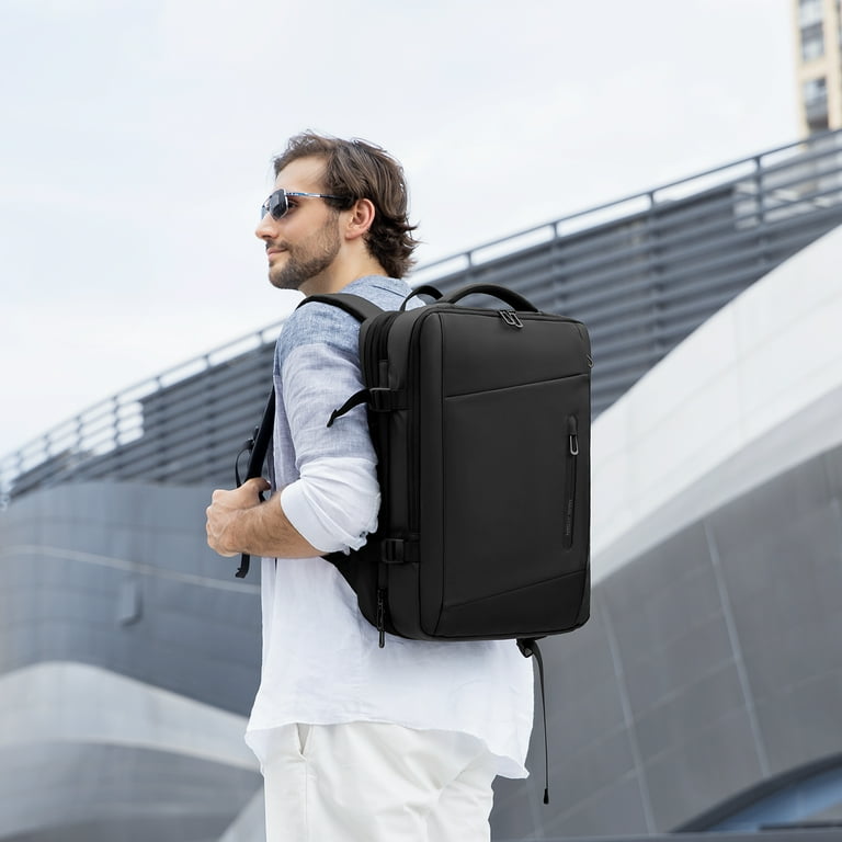 Free Shipping Expandable Travel Backpack 38L Airline Approved Carry on Backpack with USB Charging Port Waterproof Business Backpack 17.3 Inch Laptop Backpack for Men and Women Walmart