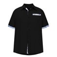 thumbnail image 4 of Hawaiian Shirt For Men, Men's Vintage Button Down Bowling Shirts Short Sleeve Summer Beach Shirt3XL, 4 of 5