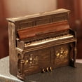 thumbnail image 5 of Mini piano adornos retro portátil instrumento musical modelo para decoración, 5 of 5