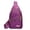 Purple, variant on LEFXSMR Sling Bag for Women & Man, Portable Multi Pocket Storage Bags with Adjustable Strap, Crossbody Bags for Women Men Outdoor Sport, Purple