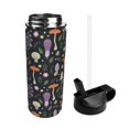 thumbnail image 2 of Yiaed Mushrooms Print Water Bottle with Straw Lid, Stainless Steel Double Wall Insulated Water Bottle | Leak-Proof and Spill-Proof Water Bottle, 2 of 8