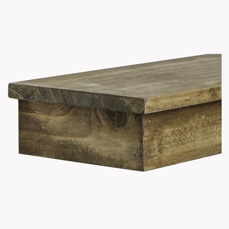 Hometrends Float Shelf Medium Stain