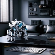 Programmable Hexapod Robot Technic Building Kit, STEM Sci-Fi War Machine Six-Legged Robot with Dual Control, App & Remote Control, Light-Up Cyber Technic Mecha Sets (1406 PCS)