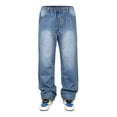 thumbnail image 4 of Victorious Men's Essential Baggy Denim Jogger Jeans Small, 4 of 5