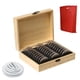 thumbnail image 1 of Methold Caja de protección de monedas conmemorativa de 30 Uds., caja de colección de monedas, caja de almacenamiento de dinero de cobre cartulina, 1 of 1