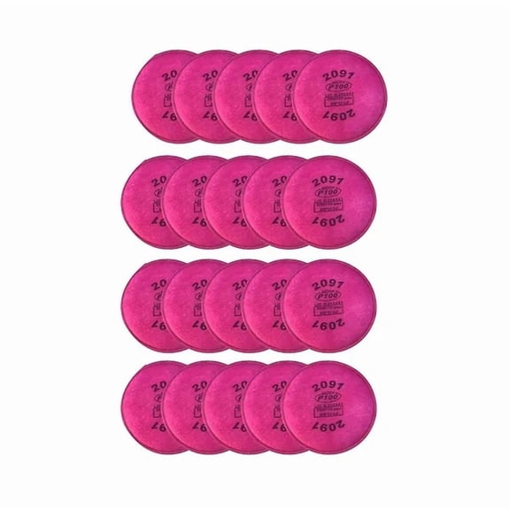 20 PACK 2091 P100 Particulate Filter Compatible with 2091, Replacement for 6000 6200 6800 7000 FF-4