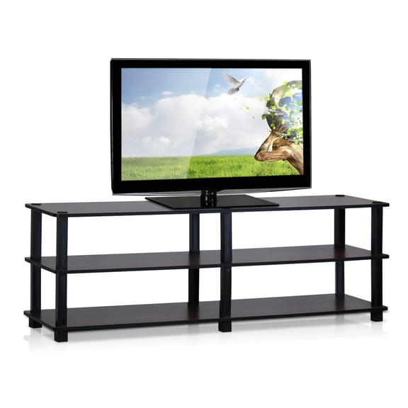 Furinno Turn-S-Tube No Tools 3-Tier Entertainment TV Stand, Multiple Colors