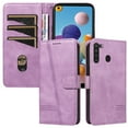 thumbnail image 1 of Phone Case for Samsung Galaxy A21 Magnetic PU Leather Card Slots Durable Wallet Cover, 1 of 5