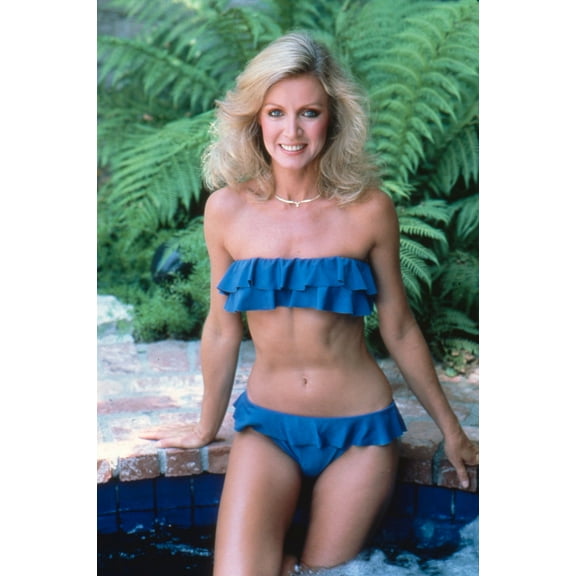 Donna Mills - Blue Bikini Photo Print (8 x 10)