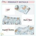thumbnail image 4 of joogoo Cute Chickens Eggs Pajamas Set Long Sleeve Soft Cotton Sleepwear 2 Piece 18M, 4 of 7