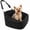 Black, variant on Dog Car Seat for Small Dogs & Cats, Pet Booster Seat Bed with Safety Leash, Washable Travel Carrier