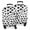 White and Black, variant on Purple Leopard Print Luggage Cover Fashion Suitcase Cover Baggage Covers Fit 25-28 Inch Luggage (Go Travel)