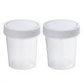 thumbnail image 1 of Milisten 2Pcs 120ML Practical Plastic Specimen Cup with Scale Urine Container Sterile without Lable Laboratory Medical Use (White), 1 of 5