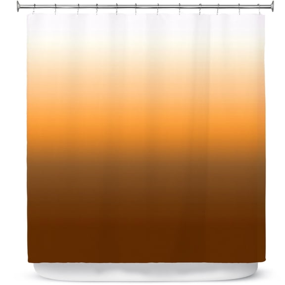 Shower Curtains 70" x 84" from DiaNoche Designs by Susie Kunzelman - Ombre Sienna