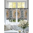 thumbnail image 6 of Sheer Curtains 45 Inches Long, Boho Tribes Light Filtering Window Curtains for Living Room/Bedroom, Vintage Southwest Tribal Modern Art Rod Pocket Voile Sheer Curtain Drapes, 52"W x 45"L, 2 Panels, 6 of 8