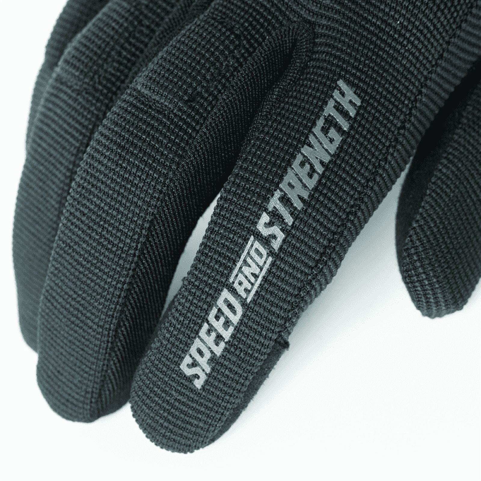 Speed & Strength Speed Society Womens Textile Motorcycle Gloves Black XS