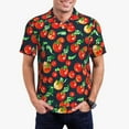 thumbnail image 5 of Wukai Tomatoes Men’s Polo Shirts,Quick-Dry Athletic Shirt,Classic Fit Shirts-Large, 5 of 8