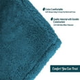 thumbnail image 3 of Soft Fuzzy Faux Fur Sherpa Fleece Throw Blanket - Warm Thick Fluffy Plush Cozy Reversible Shaggy Blanket for Sofa and Bed -Comfy Furry Blanket, 3 of 4