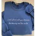 thumbnail image 2 of Stand With You Between Heavens And Hearth Embroidered Sweatshirt, 2 of 2