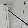 thumbnail image 3 of Pivot Shower Doors, 32" W x 72" H Frameless Bi-fold Swing Shower Door,1/4" (6mm) Clear Tempered Glass, Chrome, Reversible Installation, 3 of 8