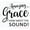 Black, variant on Amazing Grace How Sweet Sound Square Vinyl Lettering Art Wall Decals Stickers 11x9-Inch Chocolate Brown