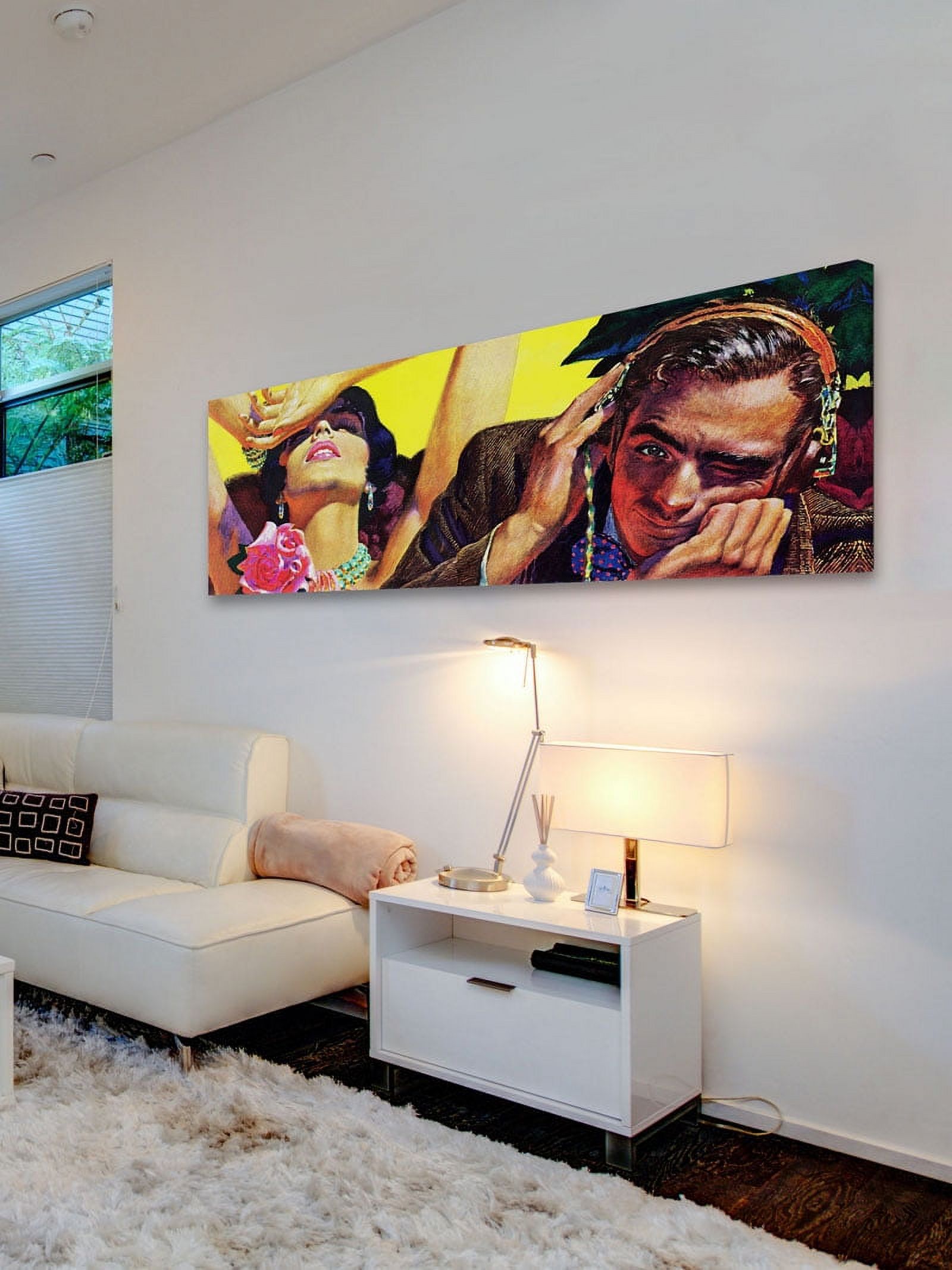 "The Prying Professor" Painting Print on Canvas