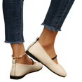 thumbnail image 4 of Willtoo Women's Ballet Flats Mary Jane Shoes, Round Toe Comfortable Dressy Casual Flats Slip-on Work Daily Soft Shoes, 4 of 5