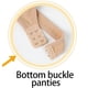 thumbnail image 5 of Gibobby Body sin costuras para forma al cuerpo, control del vientre, levantamiento de glúteos, Tanga de talla grande, bragas, tirantes, corsé ajustado (Chocolate, L), 5 of 5