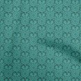 thumbnail image 1 of oneOone Cotton Jersey Teal Green Fabric Asian Ornamental Fabric For Sewing Printed Craft Fabric By The Yard 58 Inch Wide, 1 of 4