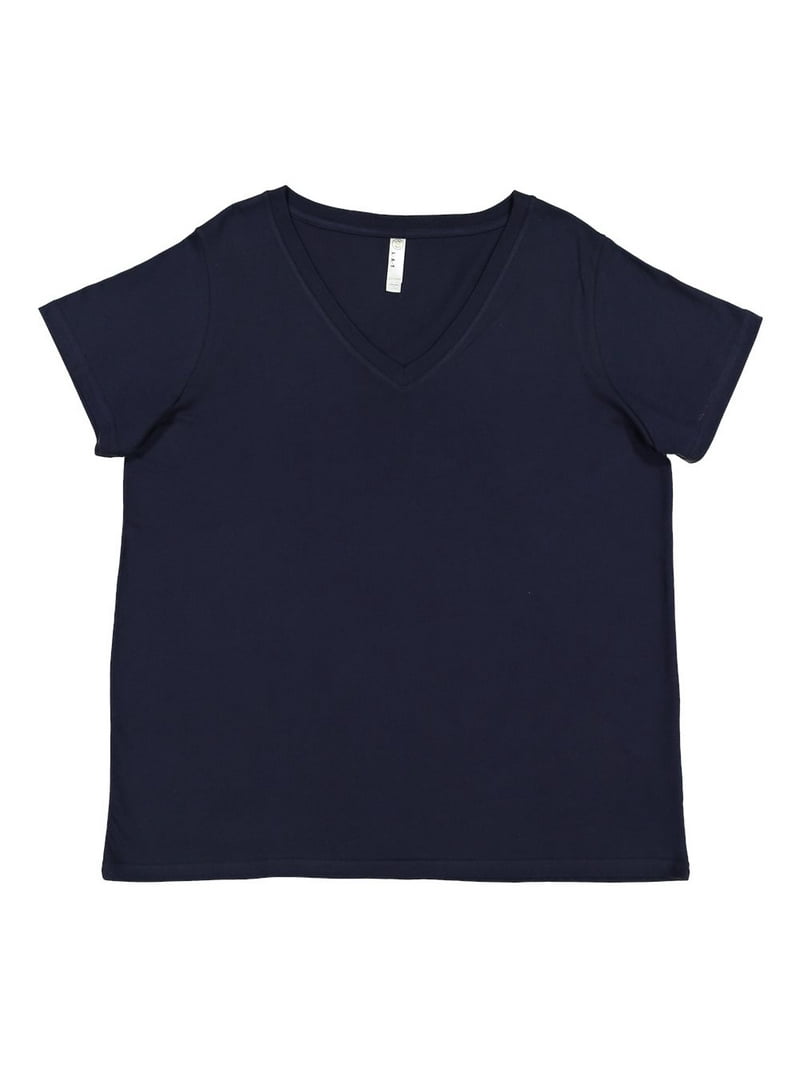 IWPF - Women's Plus Size V-neck T-Shirt - White Anchor