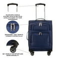 Jetstream 20inch Softside Rolling Spinner Upright Carryon Luggage