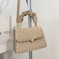 thumbnail image 4 of El bolso de moda de cuero artificial plisado bolso de hombro tipo bandolera es popular este año., 4 of 6