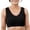 hwj# Black700, variant on Bras For Women No Underwire Solid Color Wireless Lace Trim V Neck Loungewear Bra Heart Shaped Scalloped Lace Edge Wide Shoulder Straps Seamless Stretchy Brassiere,Black