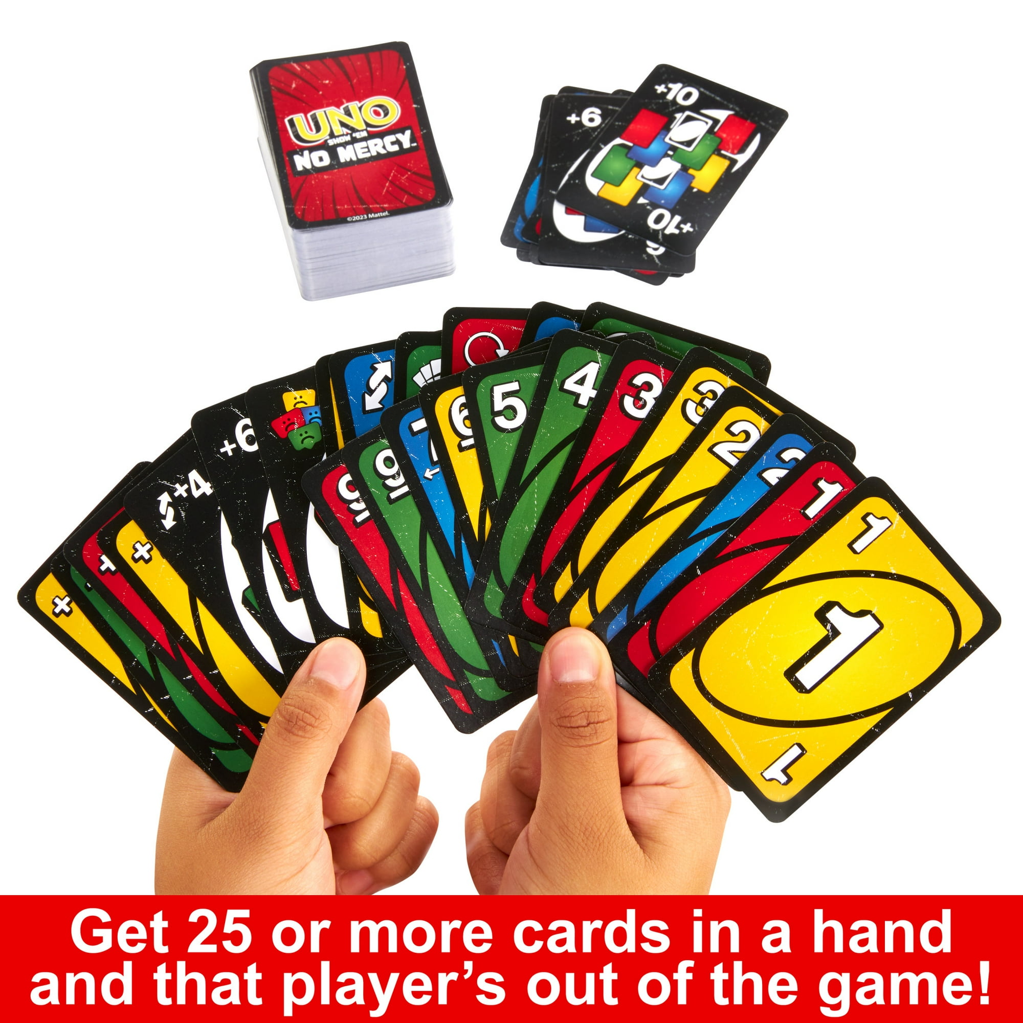 UNO Show ‘em No Mercy Card Game for Kids, Adults & Family Night, Parties and Travel