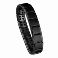 thumbnail image 4 of Pulsera Brazalete Acero Titanio Hombre Terapia Imanes Moda XianweiShao 9024735071402, 4 of 5