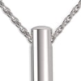 thumbnail image 3 of Collar con Colgante de Cilindro de Piedra Natal de Cristal Sunnimix collar de cremación para cenizas, 3 of 7