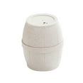 thumbnail image 4 of WHAMVOX Portable Beige Plastic Toothpick Holder for Home and Parties with Hidden Lid Keeps Clean 3.15 x 3.15 Inches, 4 of 8