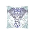 thumbnail image 1 of EREHome Retro Beautiful Bohemian Elephant Paisley Pillowcase for Couch Bed 18 x 18 Inches,Folk Seamless Pattern Comfortable Soft Pillow Cover Case Shams Decorative, 1 of 3