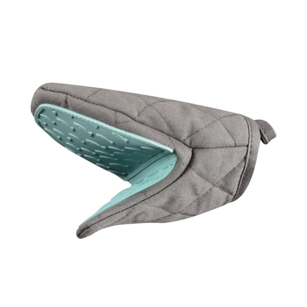 Pisexur Batería de cocina Guantes de tela con forma de pez, de silicona semitransparente, con clip para horno microondas y aislantes de doble capa. para la cocina del hogar