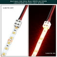 thumbnail image 7 of 25 Pack erless Led Tape Light Connectors Tighten Screw Terminal Blocks 2 Pin 8mm Connector with Screwdriver Wire to Strip Connector for 5v 12v 24v Monochrome LED Low Voltage Strip Decorative, 2P8MM, 7 of 7