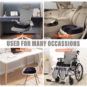 Cosmonic Premium Comfort Seat Cushion - Non-Slip Memory Foam Coccyx Pad for Back, Tailbone & Sciatica Pain Relief- Posture Corrector for Office Chair, Gaming Chair, Car Seat and Wheelchair