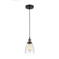 thumbnail image 1 of 6 in. Shade Lighting Ironclad Industrial-Style 1 Light Ceiling Mini Pendant - Oil Rubbed Bronze, 1 of 1