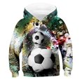 thumbnail image 5 of Sudadera con capucha con estampado 3D de fútbol para hombre, sudadera informal de manga larga, holgada, de gran tamaño, 5 of 5