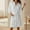 White, variant on Women's Lightweight 3/4 Sleeve Robe Knee Length Kimono Bathrobe Spa Robe For Women Oversized Sleep Shirts for Women
