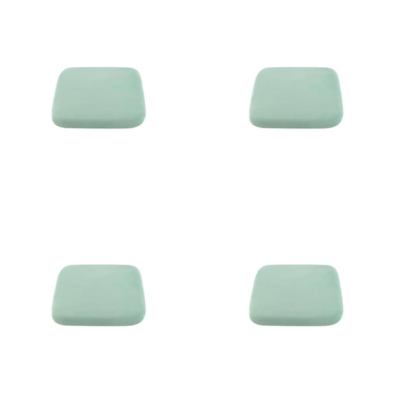 Foam Chair Cushions Set of 4 with Zippered Washable Covers, Non- Seat Pads for Dining Chairs, Kitchen Stools, Office Seats, Car Seats and Hard Surface Chairs, 13x9 Inch