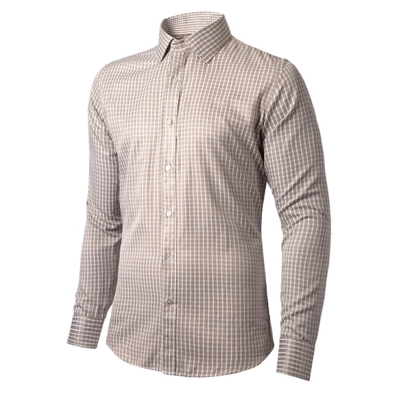 Ma Croix Men’s Casual Long Sleeve Button Down Dress Slim Fit Shirt