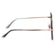 thumbnail image 3 of Gafas de sol BERTHA Renata con montura en oro rosa y lente morada de 61 mm, 3 of 3
