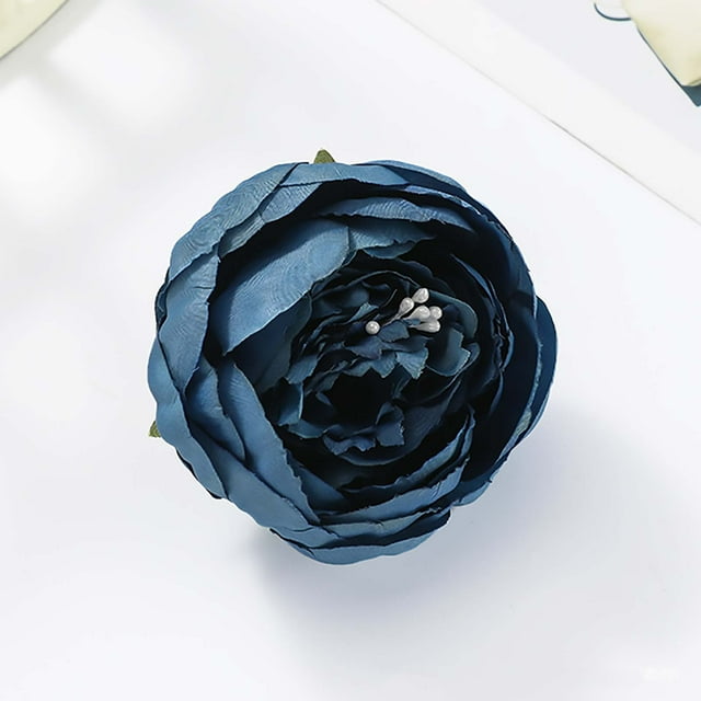 Amzcrzy Artificial Flower, Artificial Plants, Decoration Simulation Flower Head Silk Flower Head Decoration DIY Handmade Material Simulation Flower Decoration Cloth simulation flower